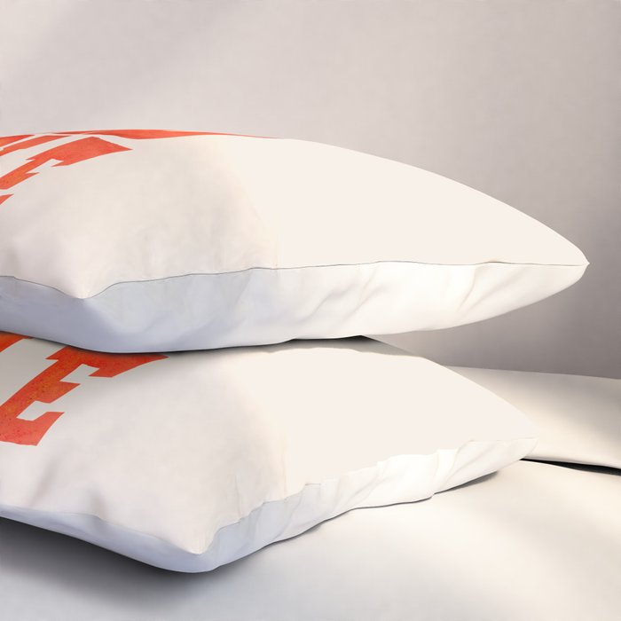 My Head is a Jungle-Tiger typography Pillow Sham Gallery Image 3