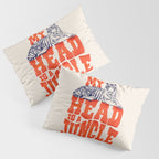 My Head is a Jungle-Tiger typography Pillow Sham Gallery Image 3