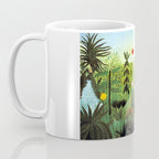 Henri Rousseau "Exotic Landscape with Lion and Lioness in Africa" Coffee Mug Gallery Image 3
