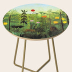 Henri Rousseau "Exotic Landscape with Lion and Lioness in Africa" Side Table Gallery Image 2