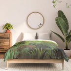 Henri Rousseau "Exotic Landscape with Lion and Lioness in Africa" Comforter Gallery Image 3