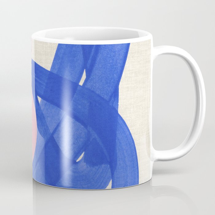 Pink And Blue Round Orbit Coffee Mug Gallery Image 1