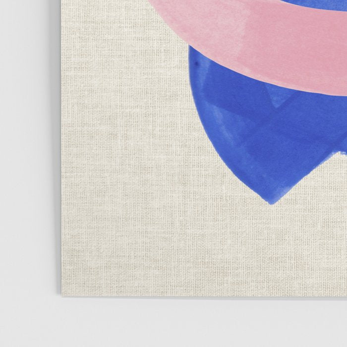 Pink And Blue Round Orbit Poster Gallery Image 3