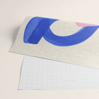 Pink And Blue Round Orbit Wrapping Paper Gallery Image 2