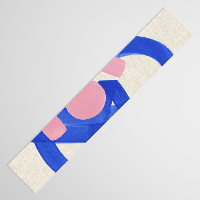 Pink And Blue Round Orbit Table Runner Gallery Image 3