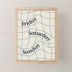 The Weekend Mini Art Print Gallery Image 1
