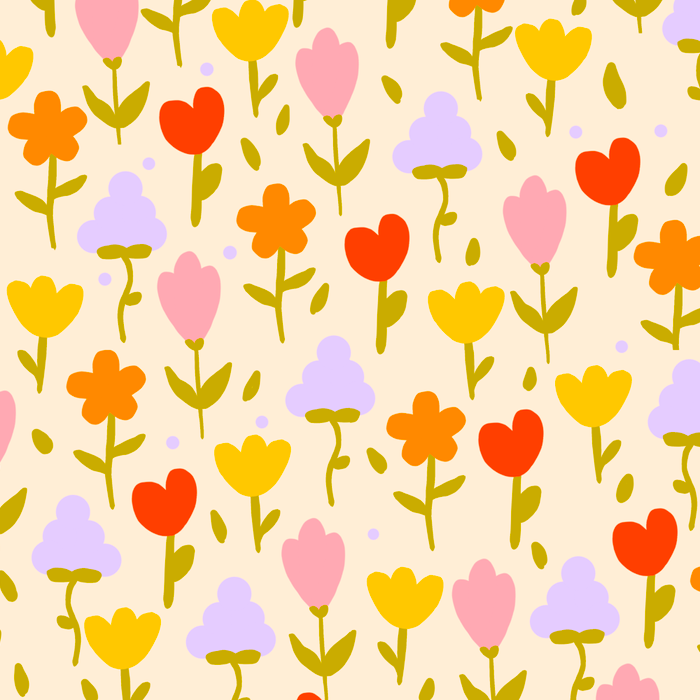 Colourful spring flowers pattern  Coffee Mug Gallery Image 2