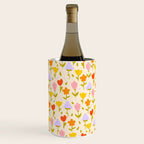 Colourful spring flowers pattern  Wine Chiller Gallery Image 3