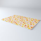 Colourful spring flowers pattern  Rug Gallery Image 3