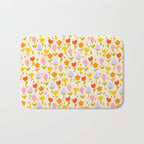 Colourful spring flowers pattern  Bath Mat Gallery Image 1