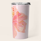 Hibiscus Flower Travel Mug Gallery Image 2