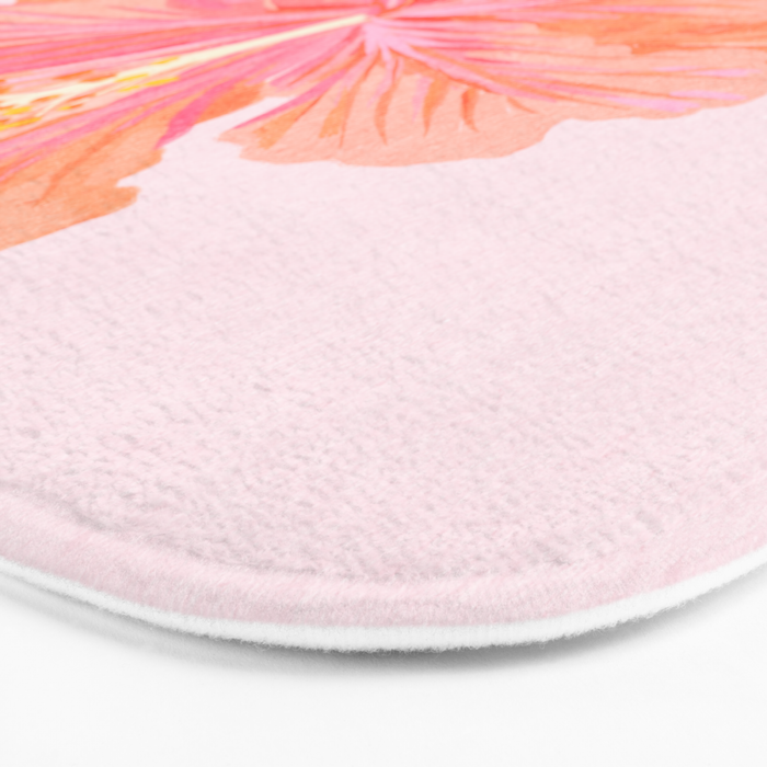 Hibiscus Flower Bath Mat Gallery Image 3