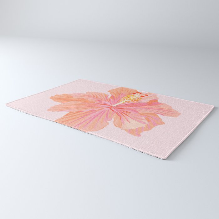 Hibiscus Flower Rug Gallery Image 3
