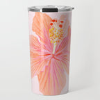 Hibiscus Flower Travel Mug Gallery Image 1