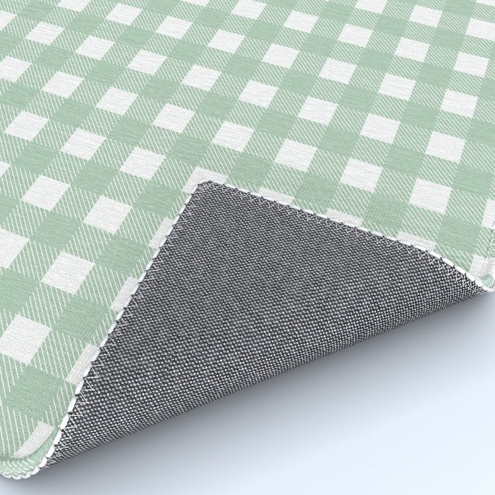 Buffalo Checks in Sage Green and White Rug Gallery Image 4