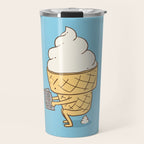 Everyone Poops (Blue) Travel Mug Gallery Image 1