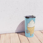 Everyone Poops (Blue) Travel Mug Gallery Image 4