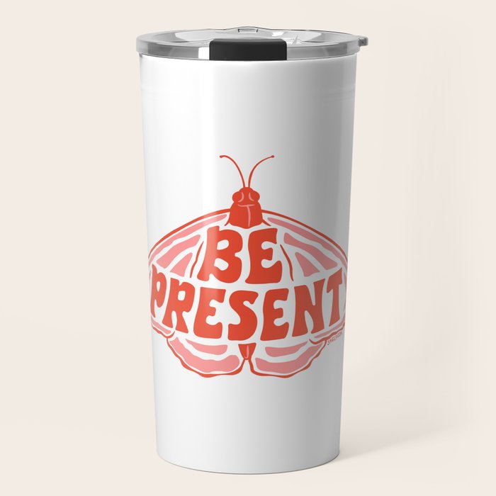 BE PRESENT Travel Mug Gallery Image 1