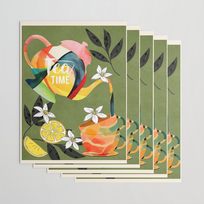 Tea Time 5 Wrapping Paper Gallery Image 3