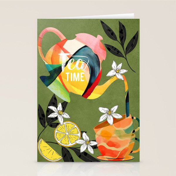 Tea Time 5 Stationery Card Gallery Image 2