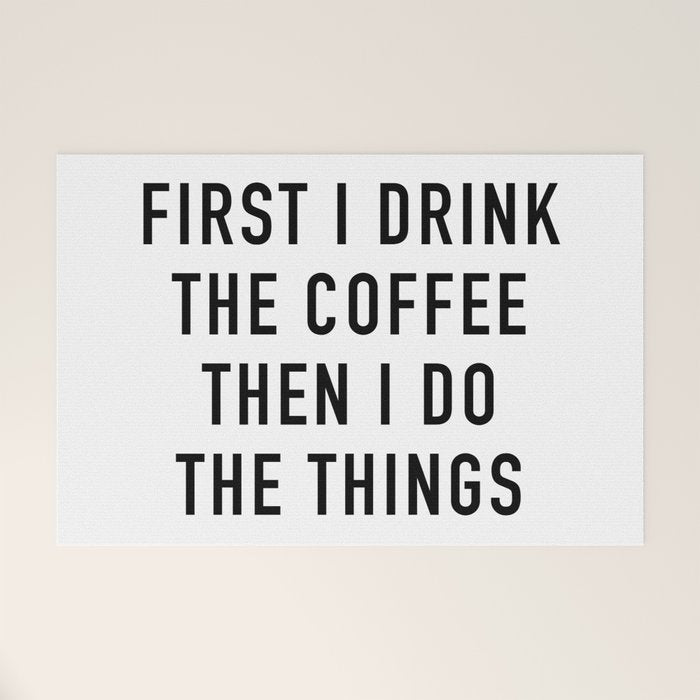 Coffee Welcome Mat Gallery Image 1