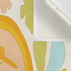 Aquarius surf zodiac // retro art by surfy birdy Wall Tapestry Gallery Image 3