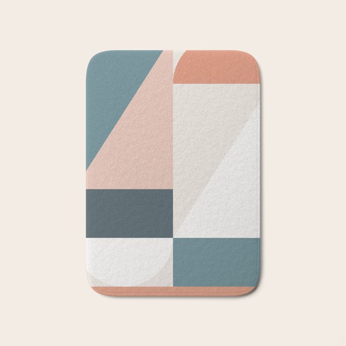 Cirque 01 Abstract Geometric Bath Mat Gallery Image 1