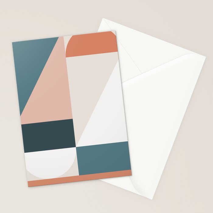 Cirque 01 Abstract Geometric Stationery Card Gallery Image 2