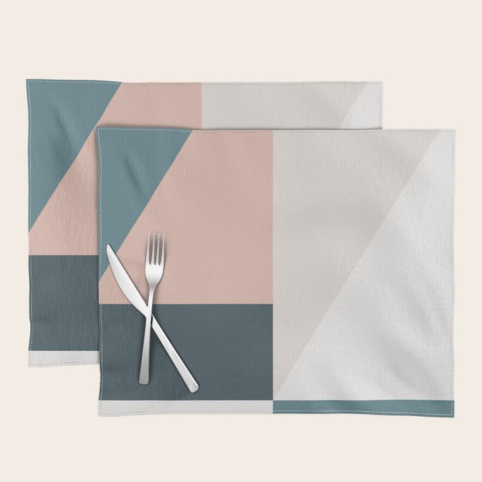 Cirque 01 Abstract Geometric Placemat Gallery Image 1