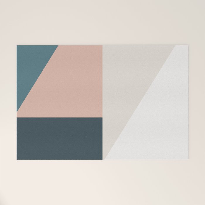 Cirque 01 Abstract Geometric Welcome Mat Gallery Image 1