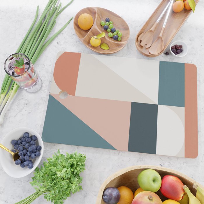 Cirque 01 Abstract Geometric Cutting Board Gallery Image 2