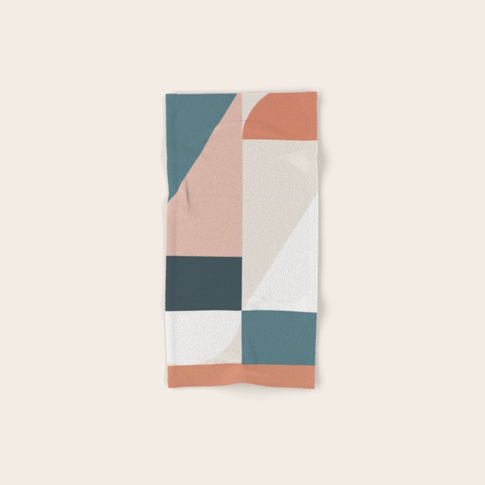 Cirque 01 Abstract Geometric Bath Towel Gallery Image 1