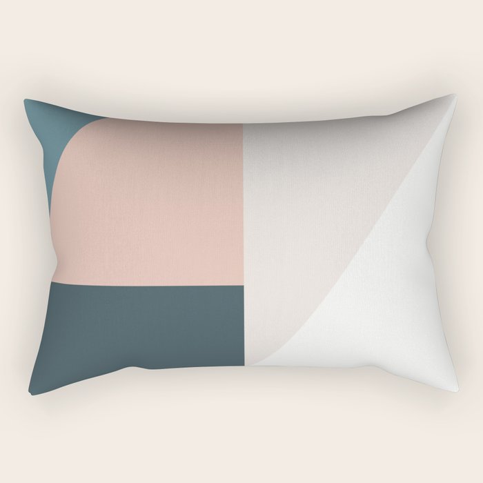 Cirque 01 Abstract Geometric Rectangular Pillow Gallery Image 1