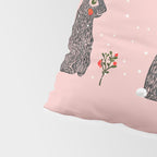 Christmas rabbit - illustration Pillow Sham Gallery Image 4