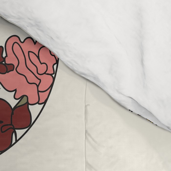 Floral Phases of the Moon Comforter Gallery Image 4