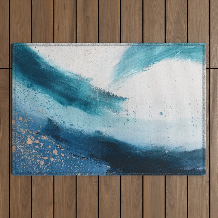 Abstract Oil Painting No.33 Outdoor Rug Gallery Image 1