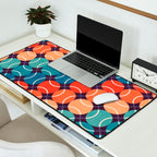 Retro Tennis 70s Rainbow Desk Mat Gallery Image 2