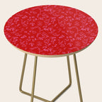 Pink and red romantic wildflowers Side Table Gallery Image 2