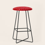 Pink and red romantic wildflowers Stool Gallery Image 1