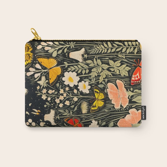 Butterfly Night Garden Carry All Pouch Gallery Image 1