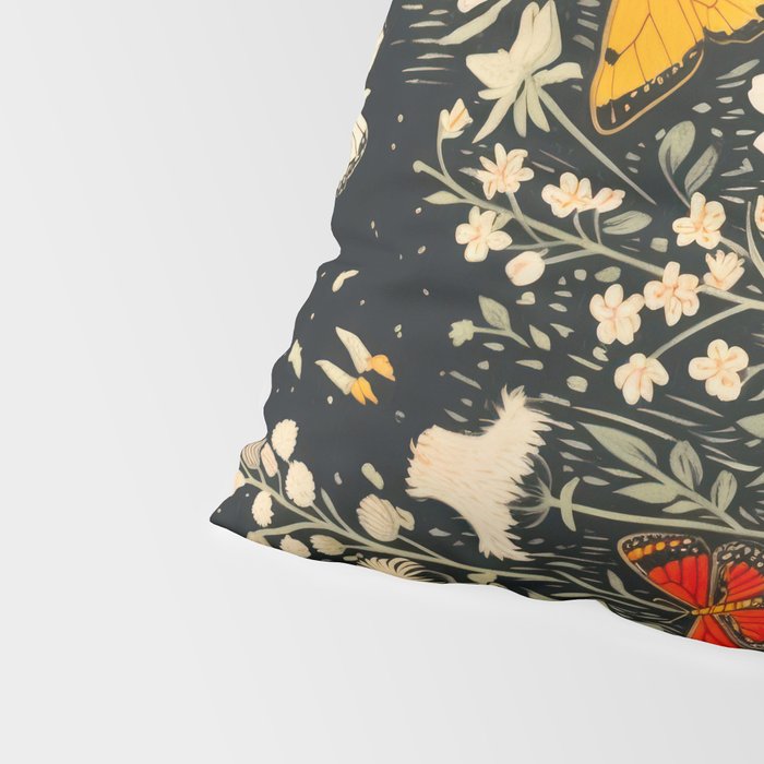 Butterfly Night Garden Pillow Sham Gallery Image 4