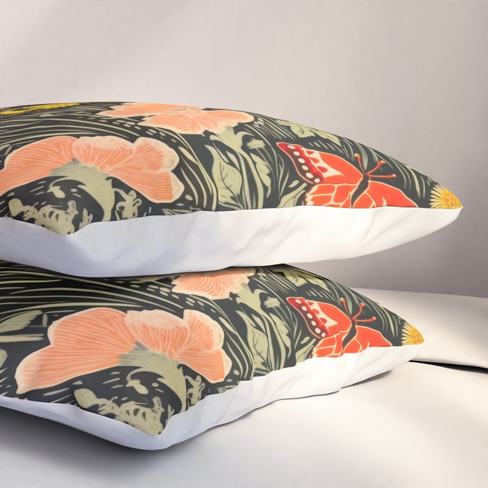 Butterfly Night Garden Pillow Sham Gallery Image 3