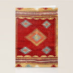 Çal  Antique Turkish Kilim Print Stationery Card Gallery Image 2