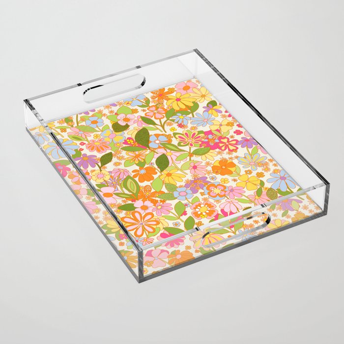 Nostalgia in the garden Acrylic Tray Gallery Image 1