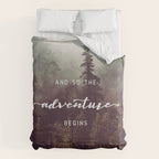 And So The Adventure Begins - Pacific Northwest Comforter Gallery Image 6