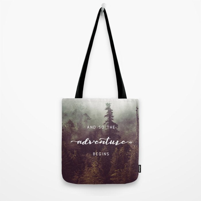 And So The Adventure Begins - Pacific Northwest Tote Bag Gallery Image 2