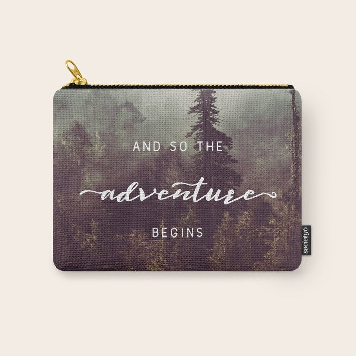 And So The Adventure Begins - Pacific Northwest Carry All Pouch Gallery Image 1