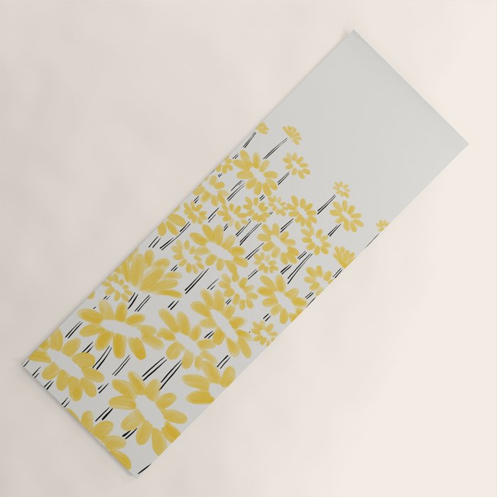 Sunflower Field Yoga Mat Gallery Image 1