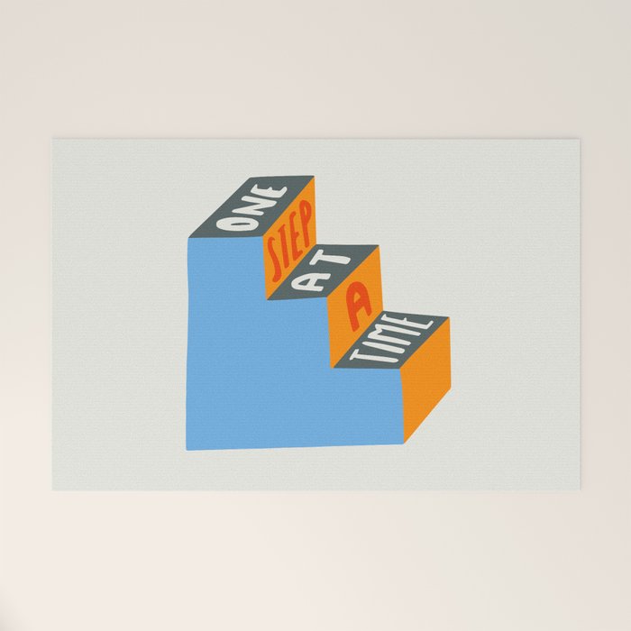 One Step at a Time Welcome Mat Gallery Image 1