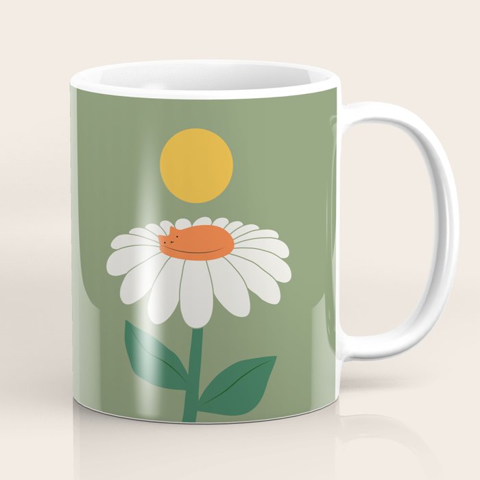 Cat and Plant 63 Blossom Day Coffee Mug Gallery Image 1
